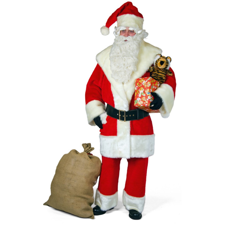 Weihnachtsmann Anzug: Samichlaus Jacke, Hose, Mütze