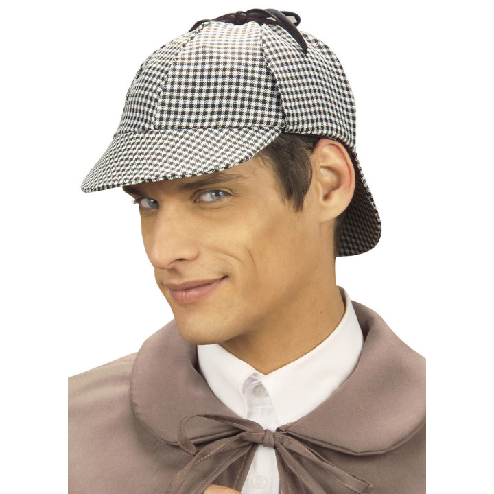 Detective hat, white